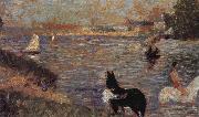 Georges Seurat Underwater Horse oil painting reproduction